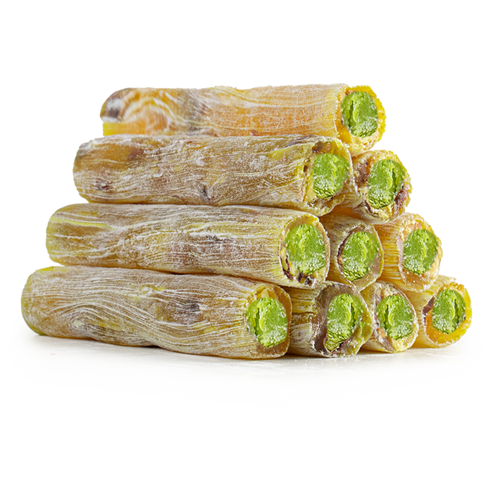 🌿 Mastic & Pistachio Turkish Delight Roll – A Legendary Aroma Meets Traditional Flavor