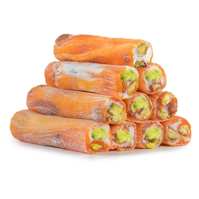 🥭 Mango & Pistachio Turkish Delight Roll – Tropical Fruit Meets Nutty Delight!
